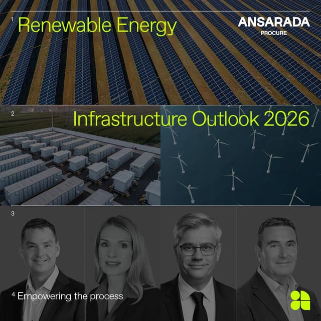 2026 Renewable Energy Infrastructure Outlook