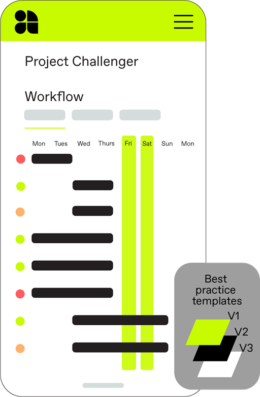 Purpose-built project management tool 