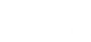 Microsoft for Startups