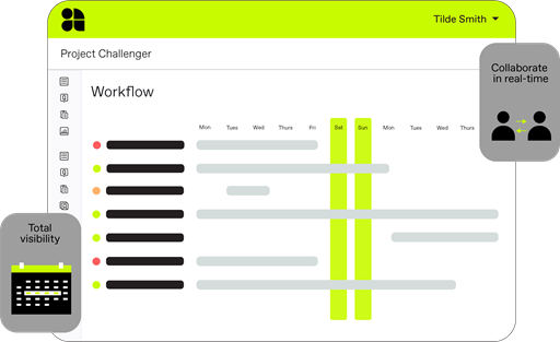 Purpose-built project management tool 