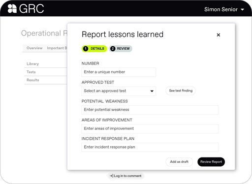 Self Assessment & Reporting