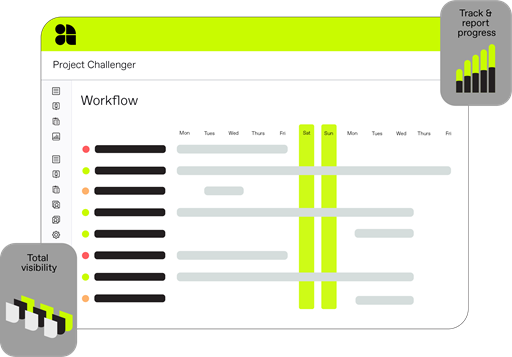 Purpose-built project management tool 