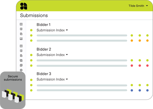 Electronic submission for Tenders