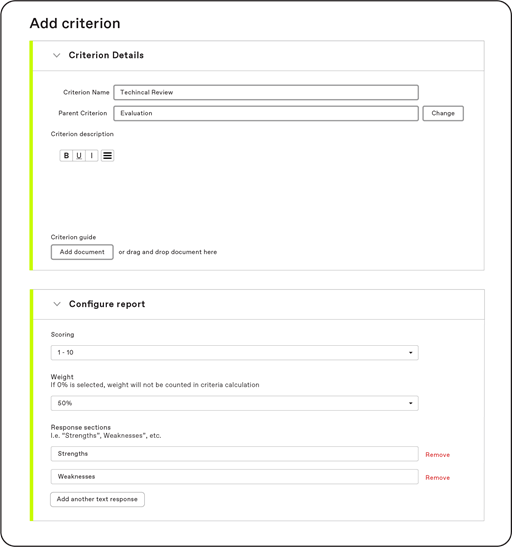 Evaluation tool