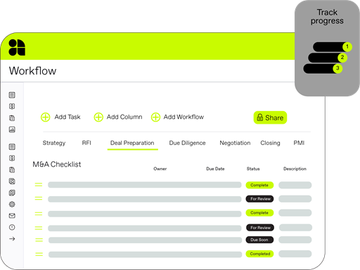 Purpose-built project management tool 